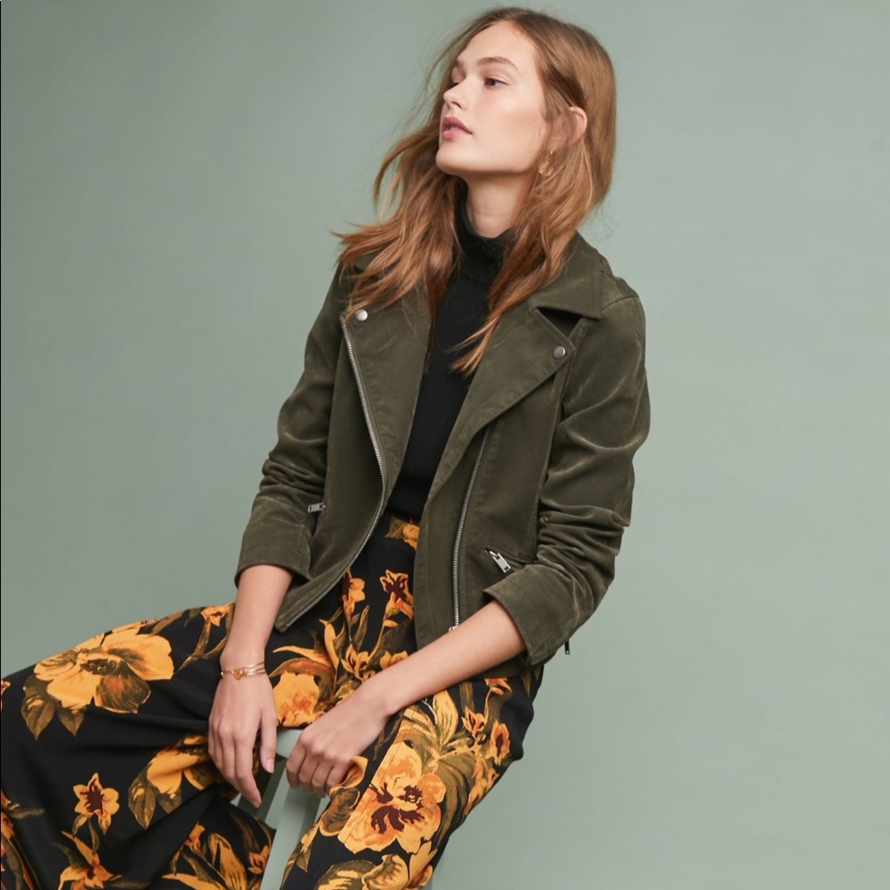 NWOT Anthropologie Biddle Moto Jacket by ett:twa
